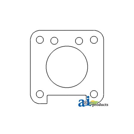 A & I Products Valve Chamber to Base Gasket 6" x6" x1" A-9N613